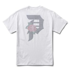 DIRTY P RHINESTONE ROSE TEE